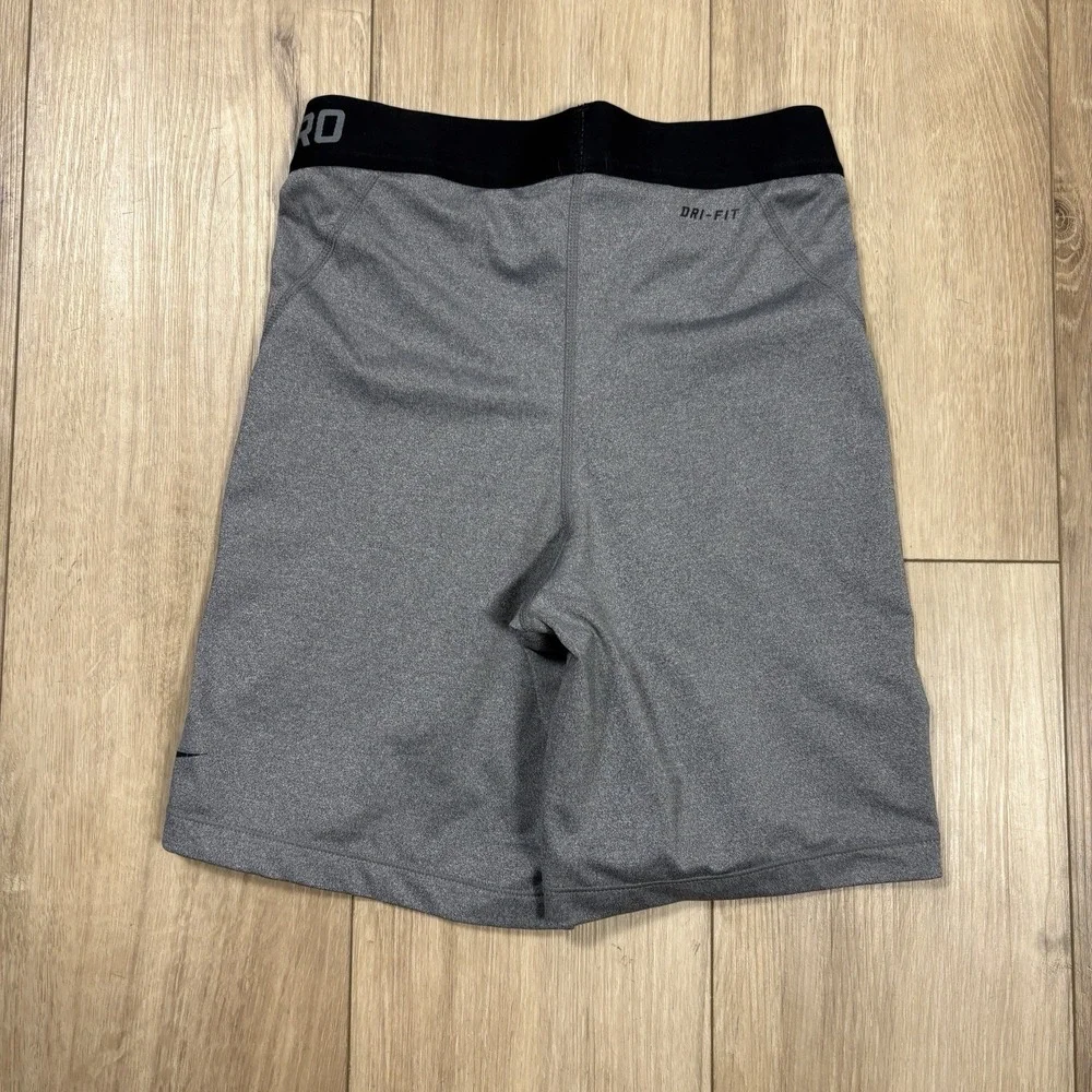 Nike Pro Dri-FIT Shorts Womens Small Gray‎ Compression Training Gym 6
